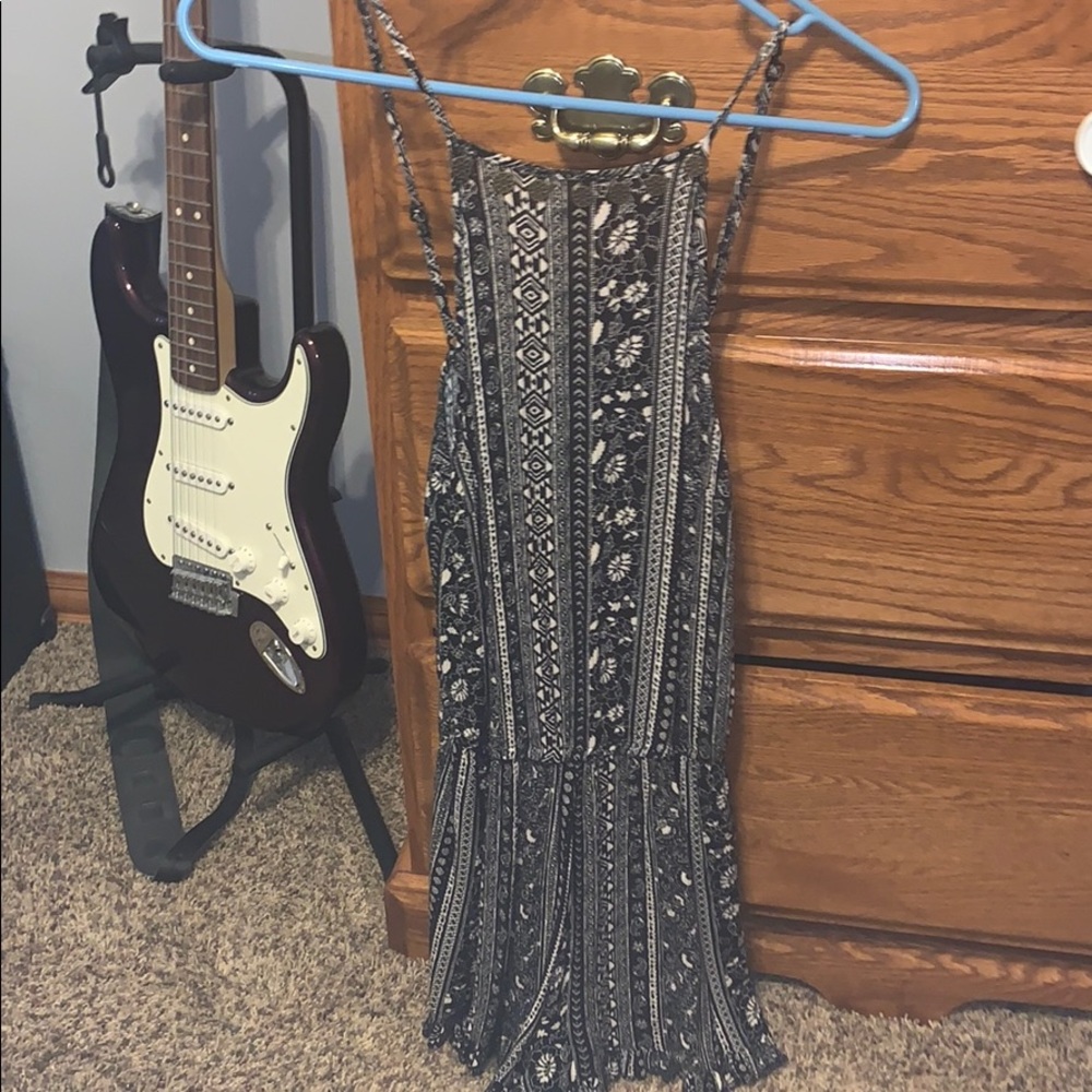 American Eagle patterned romper.